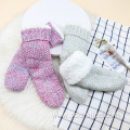 Bead piece of yarn sherpa socks